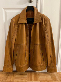 Marc New York Men's Leather Jacket Medium NEW