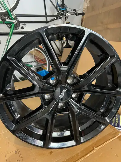 Winter Rims 18x8 Black Gloss Rins - 5x120 72.6mm hub bore. Selling a set of 4 stylish black 18 inch...