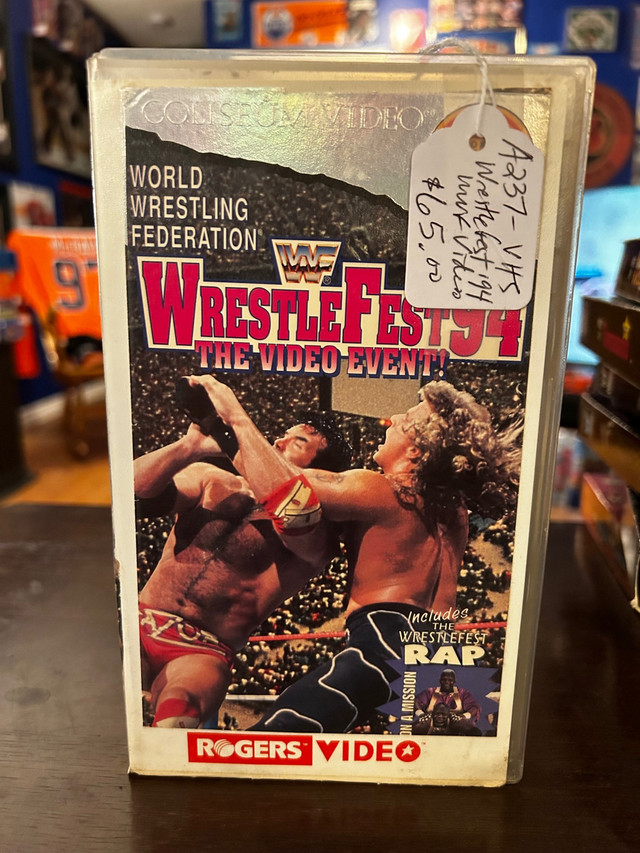 VHS Wrestlefest 1994 WWE WWF Wrestling Tape Booth 264  in Arts & Collectibles in Edmonton
