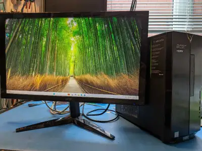 Acer i5 9th gen Desktop PC with monitor, SSD, Wifi , View more