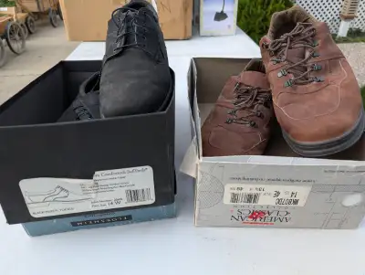 Men’s Shoes Size 14 Wide. Like new, lightly worn. BLACK- Florshiem Comfortech SofTreds, waterproof l...