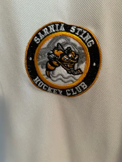 Sarnia Sting  under armour golf shirt Men’s size Med, View more