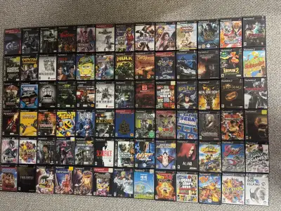 $5 splinter cell $5 gran turismo 3 $5 ghost recon $5 ghost recon advanced warfare $5 final fantasy x...
