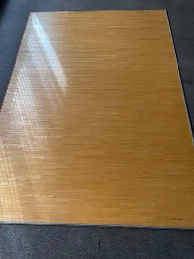 Wood carpet area rug, View more