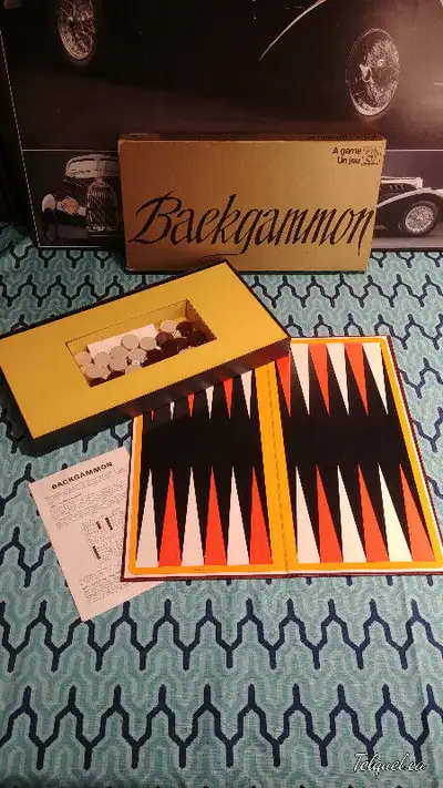 Backgammon Vintage Waddington 1973, View more