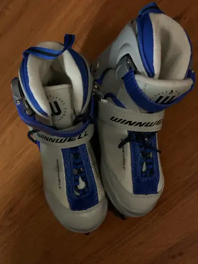Winnwell balance blades  adjustable youths skates size Y12-Y2 , View more