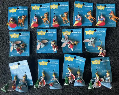 These are brand new from the 90’s. *BAMBI AND SNOW WHITE SETS ARE SOLD* $5 EACH PACKAGE OF 2. Pick U...
