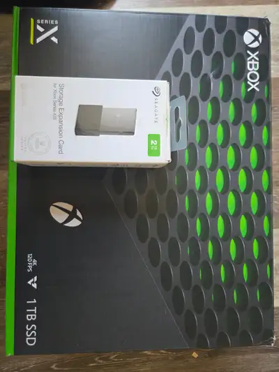 1 TB SSD XBOX XS WITH 2TB SSD CARD!, View more