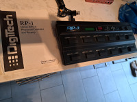 SUPERBE Digitech RP-1 Processor/Controller and PreAmp! W/Manual!