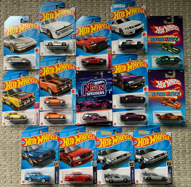 Hot Wheels - Ultra Hots, Neon Speeders, JDM and Mainlines in Arts & Collectibles in City of Toronto