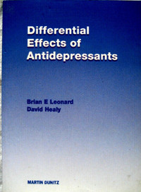 MEDICINE - NEW BOOK - Differential Effects of Antidepressants