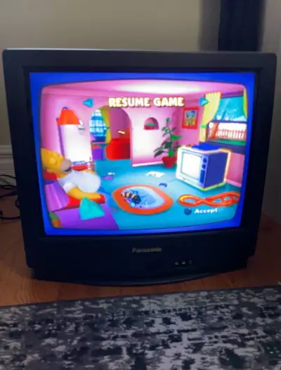 Panasonic CT-20G13DW CRT TV 20” Retro Gaming Tv - Tested & Works, View more