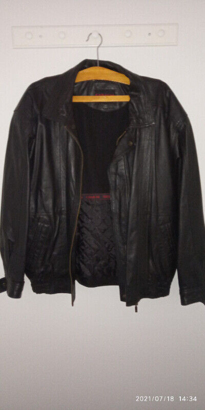 Italian Leather Men's Jacket in Men's in Burnaby/New Westminster