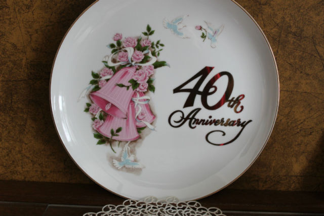 40 anniversary plate in Arts & Collectibles in Moncton