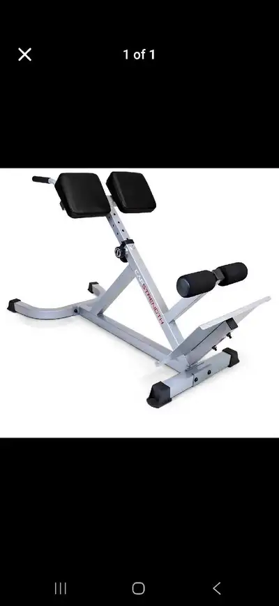 CAP Hyperextension Roman Chair with Dip Station - New!, View more