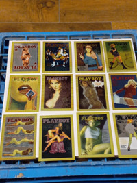 Vintage Playboy Cover Trading Cards Chrome 1970s MINT Lot of 20