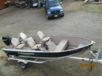 16' Legend fishing boat, motor and trailer