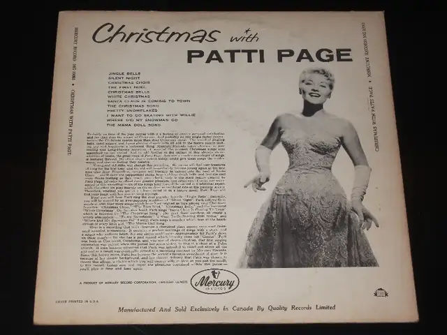 Patti Page - Christmas with (1955) LP62863257233538121