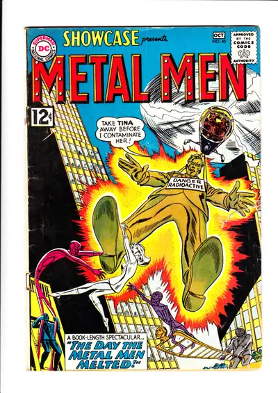 SHOWCASE #40 / DC – OCTOBER 1962 Metal Men (4th app.) 4th appearance of the Metal Men. Cover pencils...