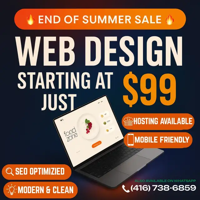 Modern, Clean & Fast Websites – End of Summer Special from $9963815759826433120