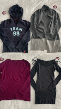 Assorted Women’s Sweaters ($15 each)