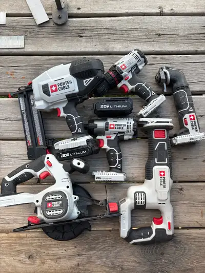 Porter-Cable 20V Max 5-Tool Combo Kit (w/ 2 Batteries & Charger!, View more