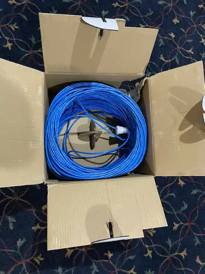 1000 feet of cat5e ethernet cable, View more