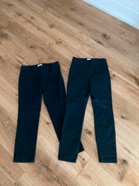 Lot of 2 pairs Wilfred Babaton ARITZIA black pants size 6