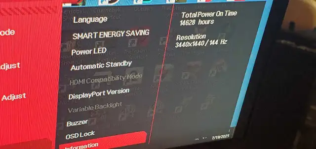 LG UltraGear 34GN850-B 34 inch nano-ips 160hz 3440*1440 WQHD in Monitors in Markham / York Region - Image 8