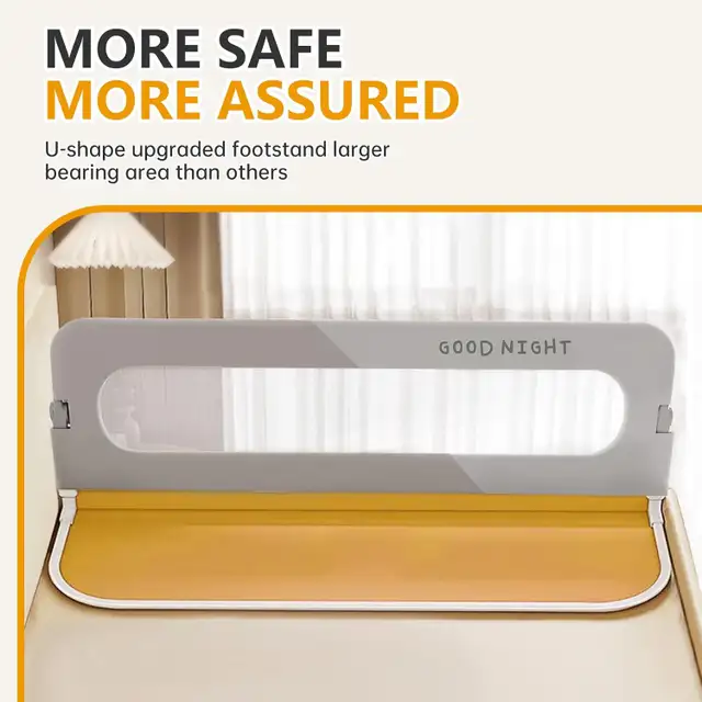 NEW Toddler Bed Rails for Crib | Foldable Bed Rail for Toddlers in Gates, Monitors & Safety in Mississauga / Peel Region - Image 9
