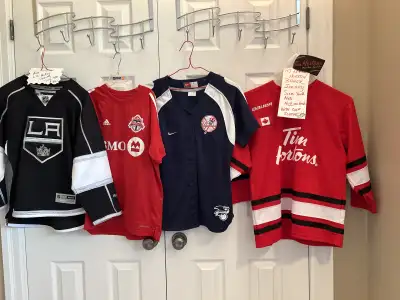 sports apparel/ soccer/hockey/baseball, View more