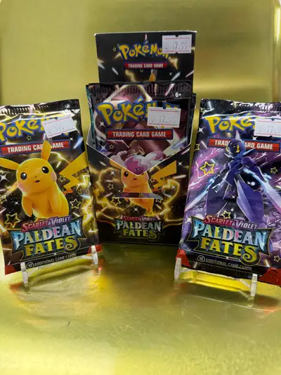 Paldean Fates single packs, View more