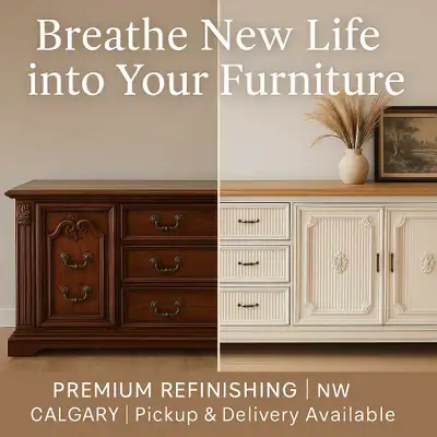 ** Transform Your Furniture and Home with Expert Refinishing in NW Calgary! ** Is your cherished fur...
