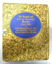 50 YEARS OF LITTLE GOLDEN BOOKS14 BOOKS/ ORIGINAL COLLECTOR CASE