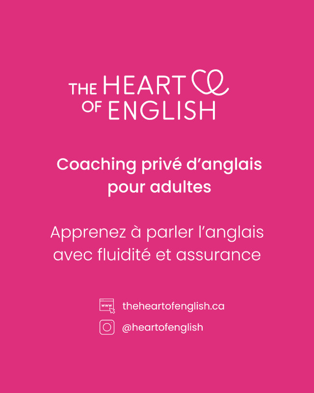 Coaching d’anglais pour adultes / English coaching for adults dans Tutorat et langues  à Ville de Montréal - Image 2