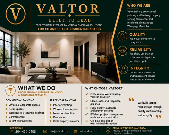 Professional Interior Painting & Finishing. 