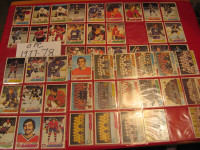 carte hockey cards opc 1977-78 to a 1988-89