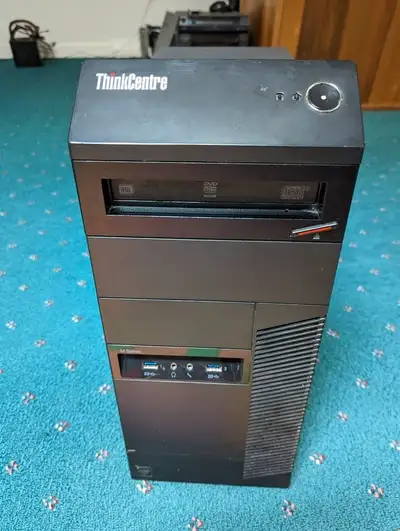 Lenovo ThinkCentre M83 SN: MJ01UQFS Intel i-5 4570 16GB ram 120GB SSD system drive 1TB HDD storage d...