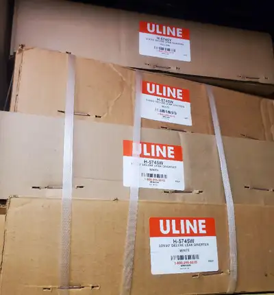 Deluxe Leak Diverter 10 X 10 yellow ONLY Brand New from ULINE Sealed in Box See photo for details Mu...