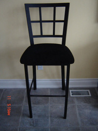 Very Attractive Black Contemporary Bar Chair