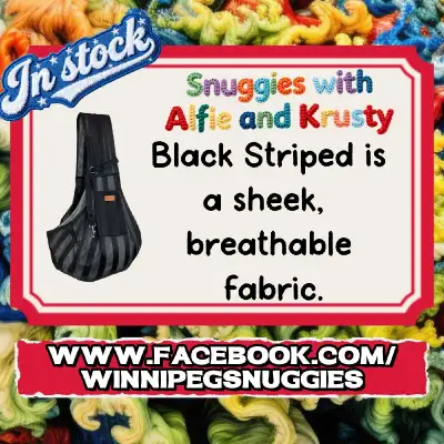 Striped Black Klearu Pet Snuggy, View more