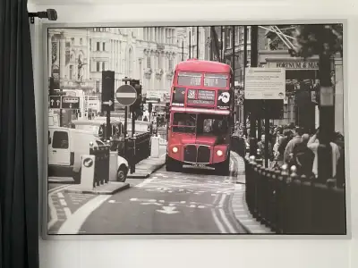 London Bus Framed Print, View more