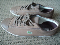 LIKE NEW MENS LACOSTE SHOES SUEDE NUBUCK MATERIAL SIZE 11.5-12