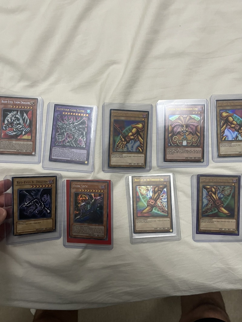 Yugioh (yugioh) card lot red eyes black dragon exodia and more Arts