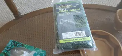 Quality knit gun sock for rifles and shotguns, repels water, 50" in length, new stock