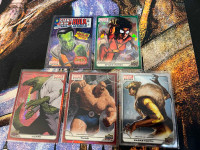 Marvel Platinum Serialized cards and more
