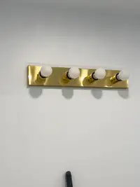 Gold Vanity Wall Light Fixture