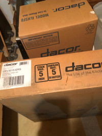 Dacor 30” downdraft ventilation unit and Dacor in-line blower