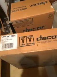 Dacor 30” downdraft ventilation unit and Dacor in-line blower