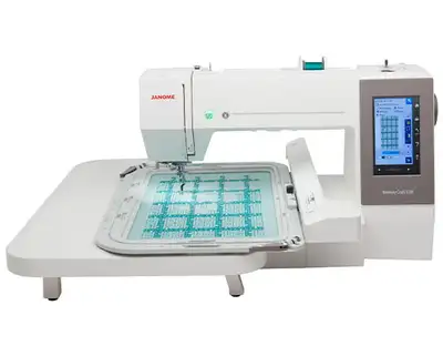 Janome Memory Craft 550E Embroidery Machine for sale In excellent condition, works perfectly with no...